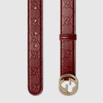 Belt with Interlocking G buckle - Image 2